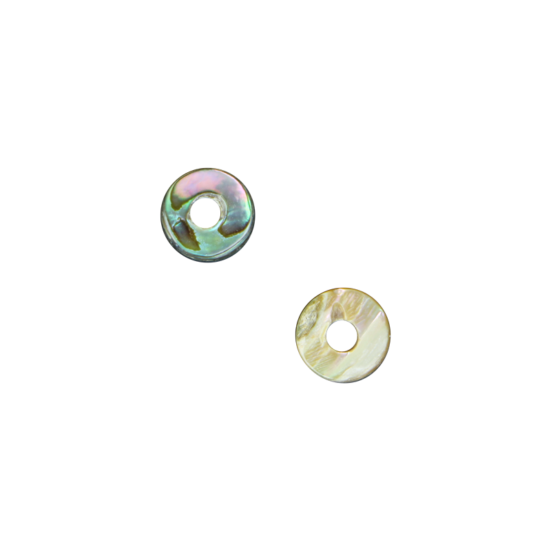 BPD8_b6712ad2-788b-4a2e-9faa-39da13740c2c - 10MM FLAT- 48PCS SHELL BEAD - PAUA HEISHI DONUT - 8MM (48 PCS) - OCEAN SHELL STUDIOS