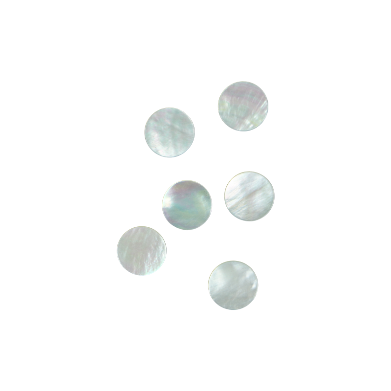 BWCFC125 - WMOP WW - CIRCLE - FLAT, CLEAN BACK, POLISHED 1 SIDE - OCEAN SHELL STUDIOS