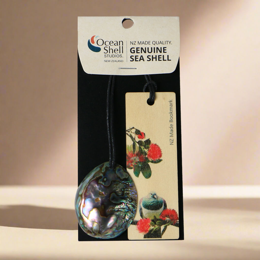 Bookmark_Keruru - KERURU PAUA GEM BOOKMARK - OCEAN SHELL STUDIOS