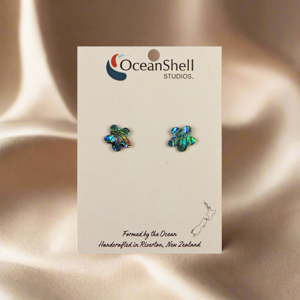 Earrings_0013_Layer-2_9c81d5ca-f52b-496b-af5d-1dee41602cef - Paua Flowers (12*12mm) EARRINGS - ONE PIECE STUD - OCEAN SHELL STUDIOS
