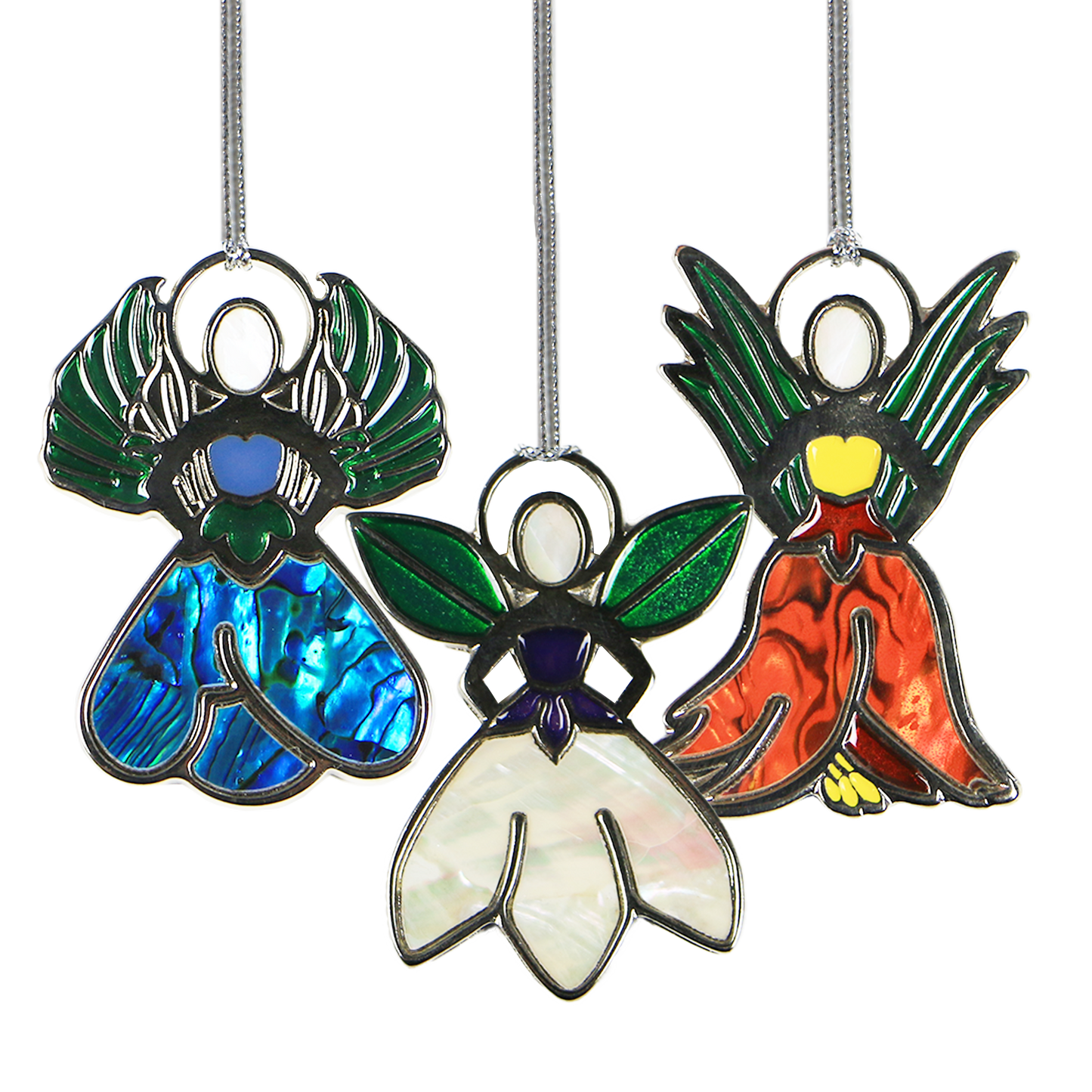 Metal_Decorations_Sets - FRIENDSHIP FAIRIES - TRIO - OCEAN SHELL STUDIOS