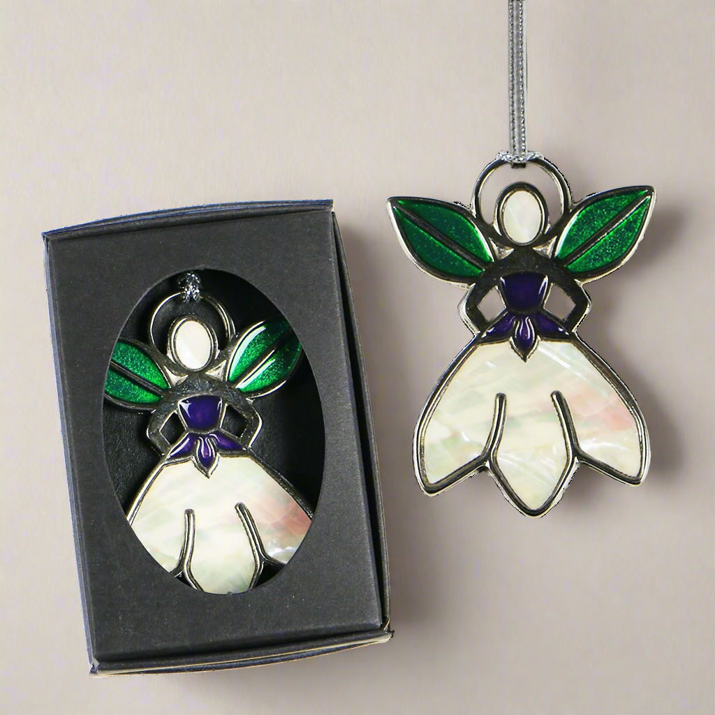 NPFFR - COASTAL FAIRY - FRANGIPANI FRIENDSHIP FAIRY DECORATION - OCEAN SHELL STUDIOS
