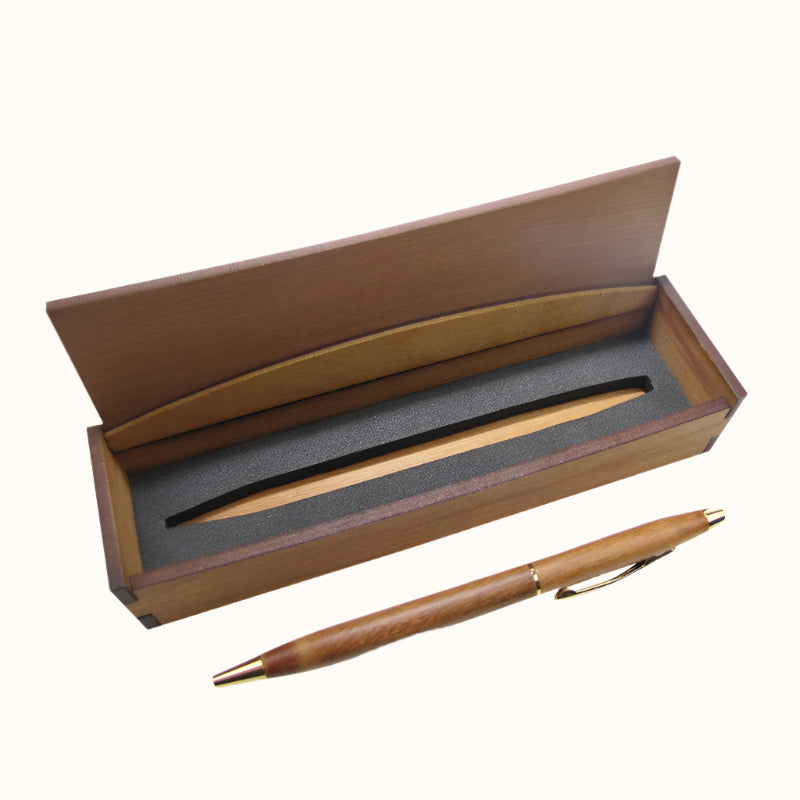 PB0601B - Rimu Slender Tapered Rimu Box WOODEN PENS - OCEAN SHELL STUDIOS