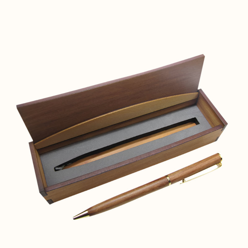 PB0701B - Rimu Slender Square Rimu Box WOODEN PENS - OCEAN SHELL STUDIOS