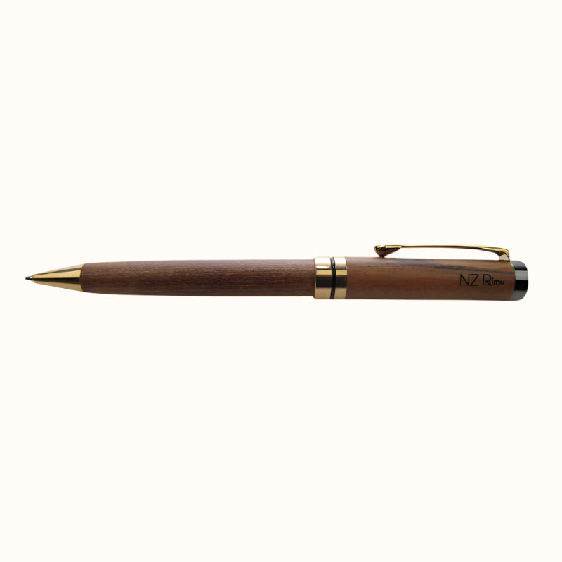 PB0801 - Rimu Twist Action Unboxed (Pen Only) WOODEN PENS - OCEAN SHELL STUDIOS