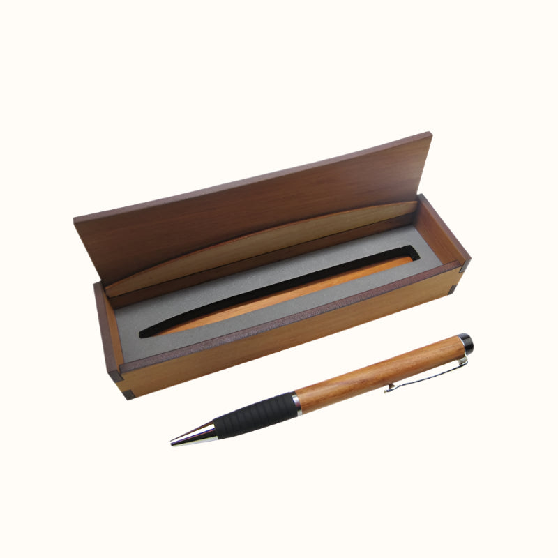 PB0803B - Rimu Black Twist Rimu Box WOODEN PENS - OCEAN SHELL STUDIOS