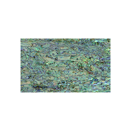 SC140PB1.0 - SHELL COMPOSITE UNCOATED - PAUA - 230*130*1.0MM - 3 PLY BLUE - OCEAN SHELL STUDIOS