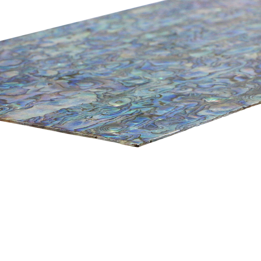 SC140PB1.0_2 - SHELL COMPOSITE UNCOATED - PAUA - 230*130*1.0MM - 3 PLY BLUE - OCEAN SHELL STUDIOS
