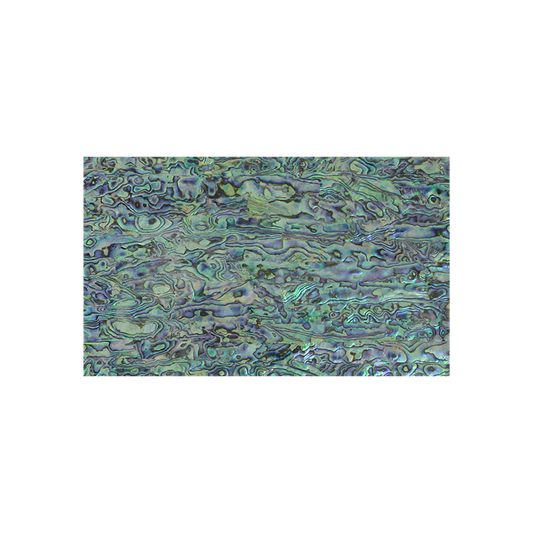 SC140PB1.5 - SHELL COMPOSITE UNCOATED - PAUA - 230*130*1.5MM - 5 PLY BLUE - OCEAN SHELL STUDIOS