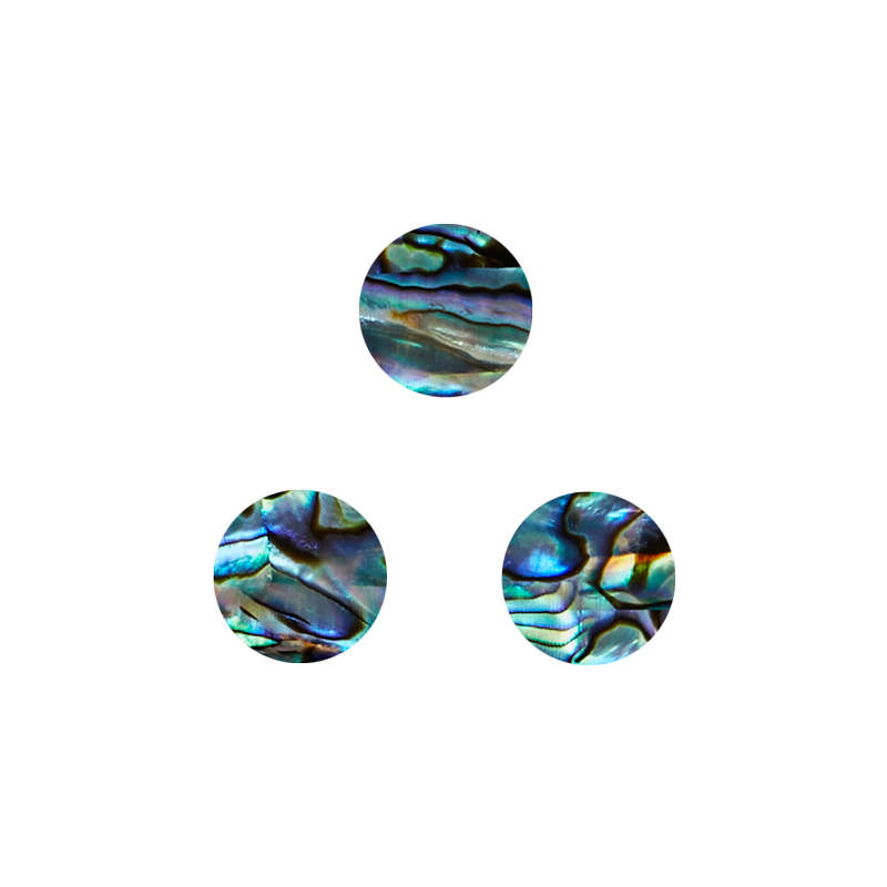 SVC12 - 12mm (30pcs) SHAPE PAUA - CIRCLE - OCEAN SHELL STUDIOS