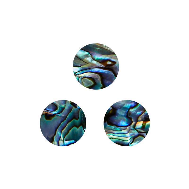 SVC15 - 15mm (30pcs) SHAPE PAUA - CIRCLE - OCEAN SHELL STUDIOS