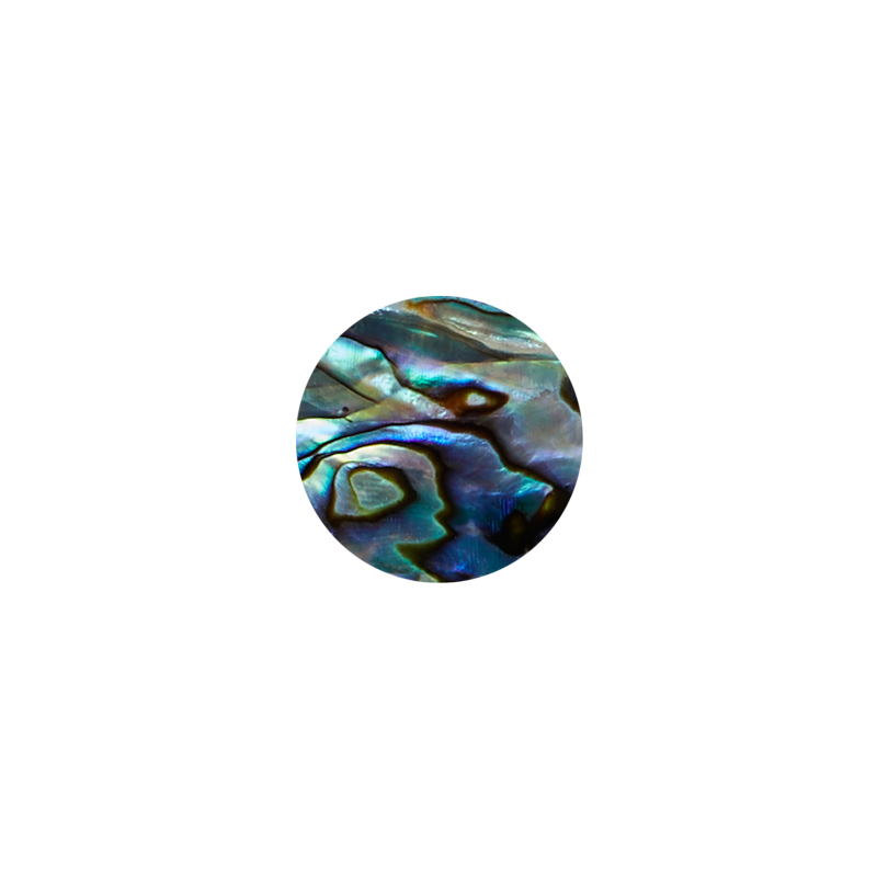 SVC20 - 20mm (15pcs) SHAPE PAUA - CIRCLE - OCEAN SHELL STUDIOS