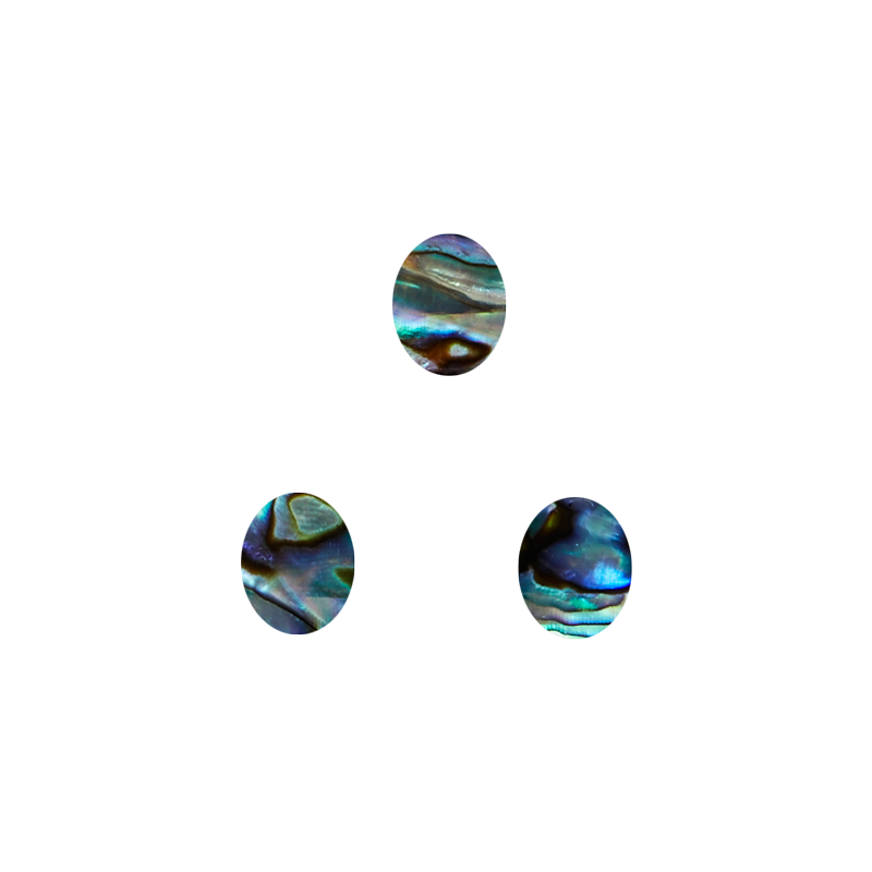 SVO8-10 - 8x10mm (30pcs) SHAPE PAUA - OVAL - OCEAN SHELL STUDIOS