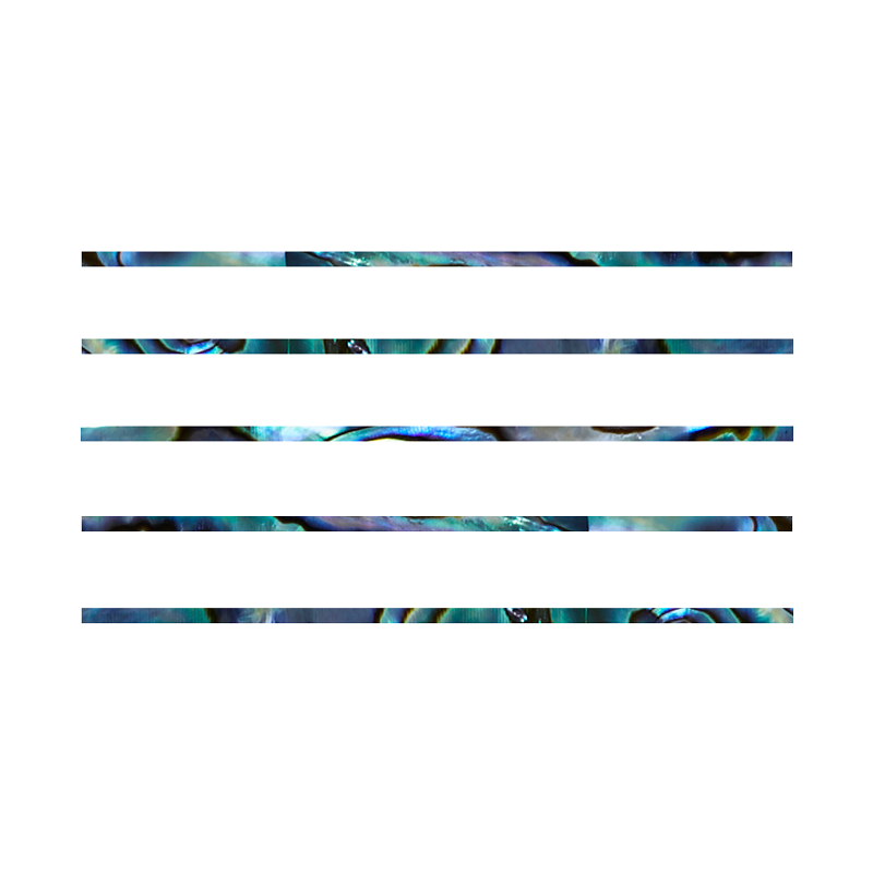 SVT5 - 5x230mm (15pcs) SHAPE PAUA - STRIP - OCEAN SHELL STUDIOS