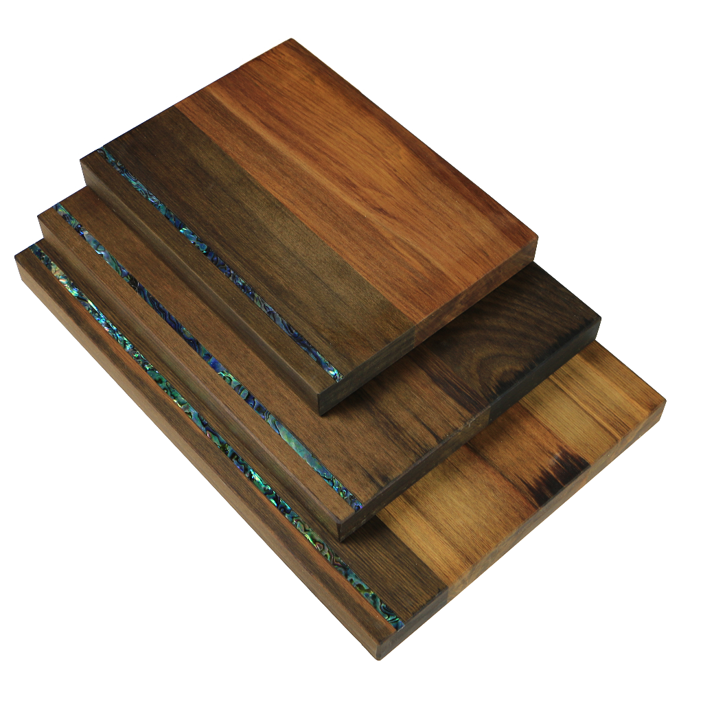 Strip_Cheeseboard_2 - RIMU CHEESE BOARD STRIP - WITH KNIFE - OCEAN SHELL STUDIOS