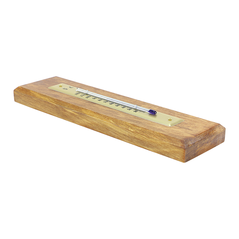 TH1_2 - THERMOMETER ON RIMU - OCEAN SHELL STUDIOS