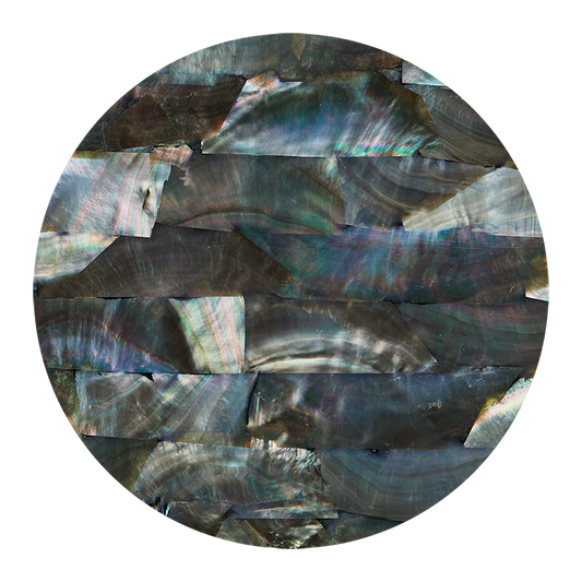 VCBS200 - RETAIL READY - SHELL VENEER COATED - BMOP NATURAL STRIP - DARK - OCEAN SHELL STUDIOS