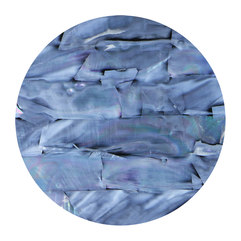 VCFDS230 - SHELL VENEER COATED - F/W MOP DARK STRIP - OCEAN SHELL STUDIOS