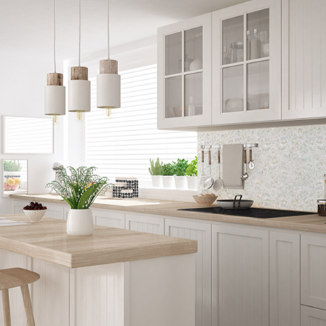 VCFM300_2 - SHELL VENEER COATED - F/W MOP NATURAL MOSAIC - OCEAN SHELL STUDIOS