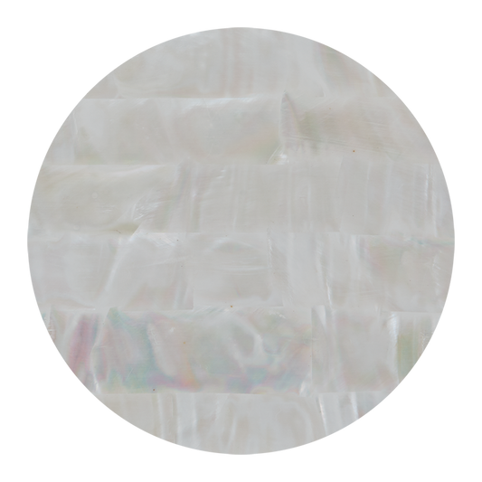 VCFS230 - SHELL VENEER COATED - F/W MOP NATURAL STRIP - OCEAN SHELL STUDIOS