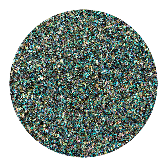 VCPX230 - SHELL VENEER COATED - PAUA NATURAL GALAXY - OCEAN SHELL STUDIOS