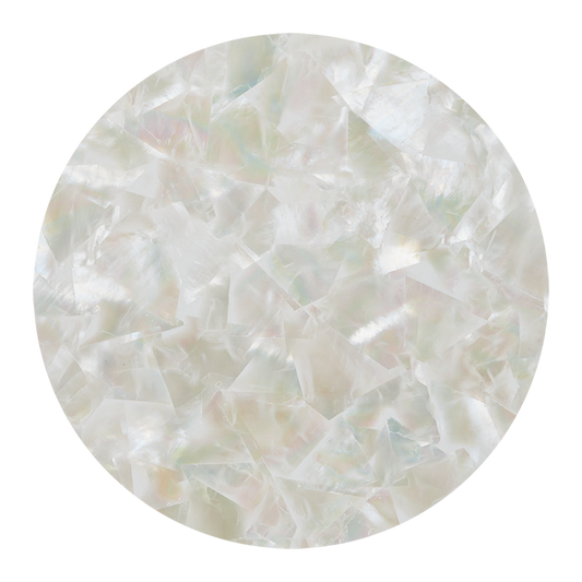VCWM200 - RETAIL READY - SHELL VENEER COATED - WMOP NATURAL MOSAIC - OCEAN SHELL STUDIOS