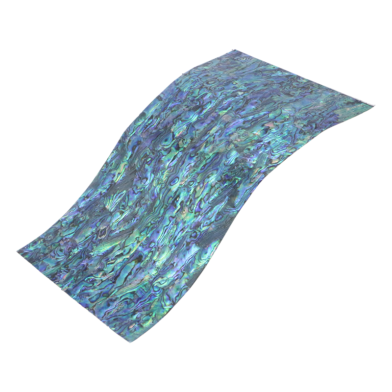VFPN230_2 - SHELL VENEER FLEXIBLE UNCOATED - PAUA - OCEAN SHELL STUDIOS