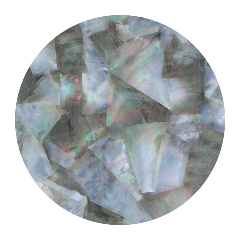 VUBM205 - SHELL VENEER UNCOATED - BMOP MOSAIC MIX - OCEAN SHELL STUDIOS