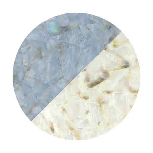 VUBML205_2 - SHELL VENEER UNCOATED - BMOP MOSAIC LIGHT - OCEAN SHELL STUDIOS