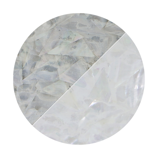 VUFM205_2 - SHELL VENEER UNCOATED - F/W MOP MOSAIC - OCEAN SHELL STUDIOS