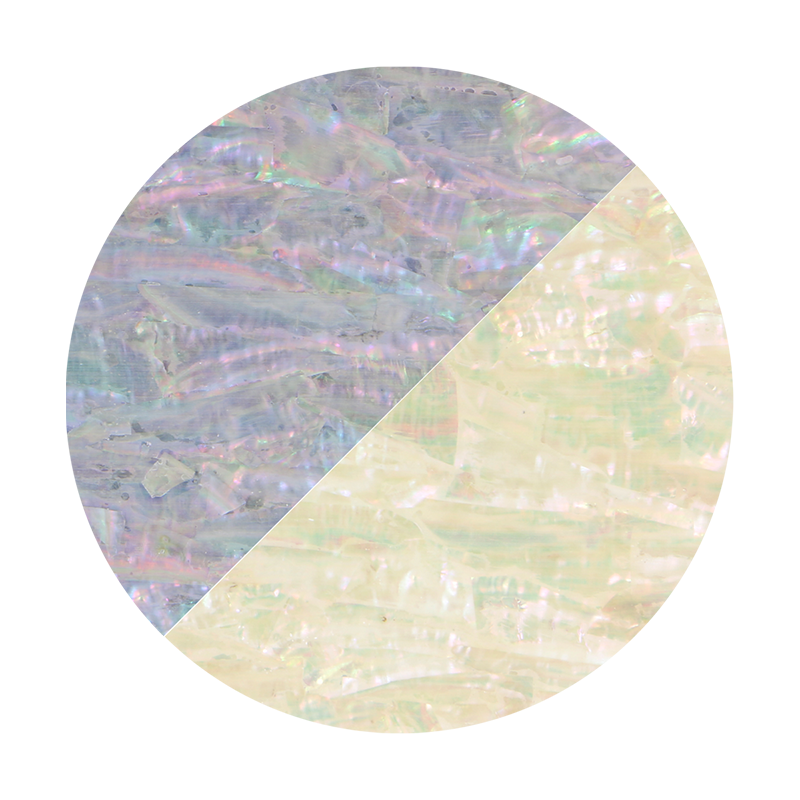 VUKA240_2 - SHELL VENEER UNCOATED - KOREAN ABALONE NATURAL - OCEAN SHELL STUDIOS