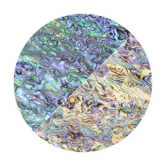 VUPN205_3 - SHELL VENEER UNCOATED - PAUA NATURAL - OCEAN SHELL STUDIOS