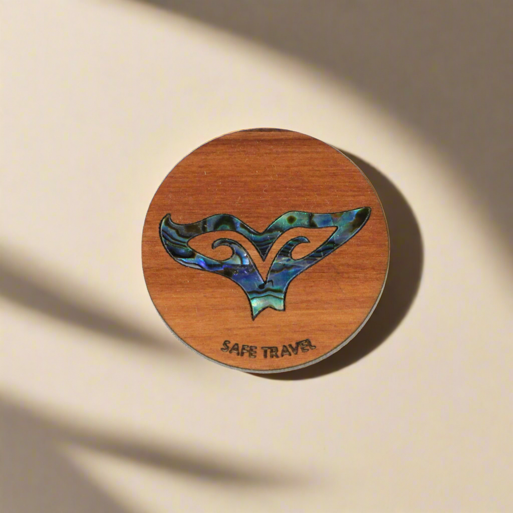 whale_tail_new - Whale Tail PAUA RIMU MAGNET - OCEAN SHELL STUDIOS