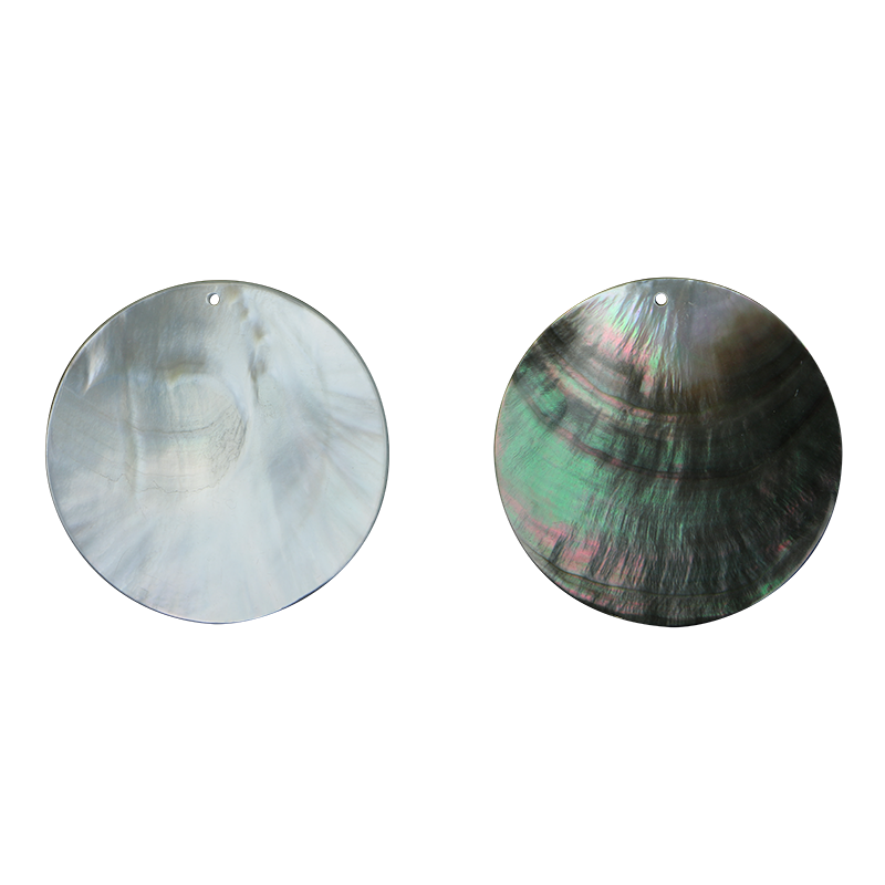 BBCDCCT60_2 - BMOP - CIRCLE DRILLED - NATURAL CURVE, CLEAN BACK, TUMBLED POLISHED - OCEAN SHELL STUDIOS