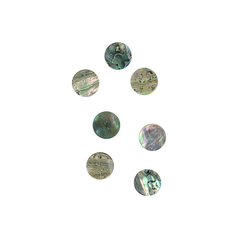 BPCCGT20 - PAUA - CIRCLE - NATURAL CURVE, GROUND BACK, TUMBLED POLISHED - OCEAN SHELL STUDIOS