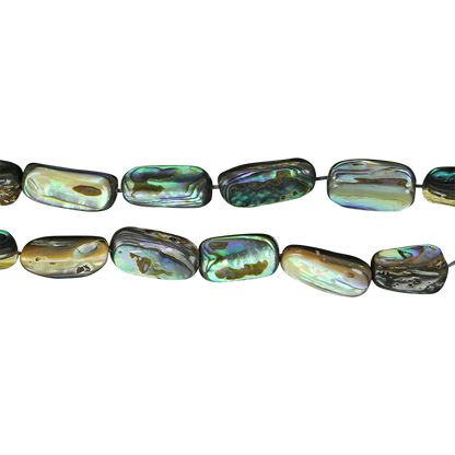 BPFS_2_c06a9b8e-f8c7-4318-a429-a2aac90b29f1 - Small SHELL BEAD - PAUA FREEFORM - 14MM (25 PCS) - OCEAN SHELL STUDIOS