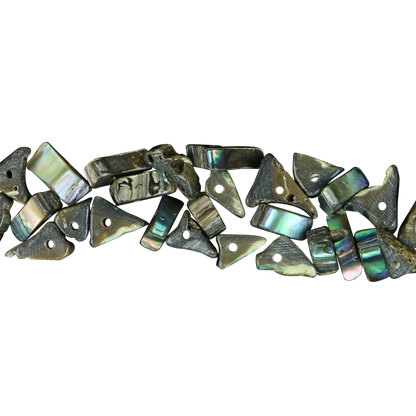 BPRT_2 - SHELL BEAD - PAUA TRIANGLE RIM - 8MM (48PCS) - OCEAN SHELL STUDIOS