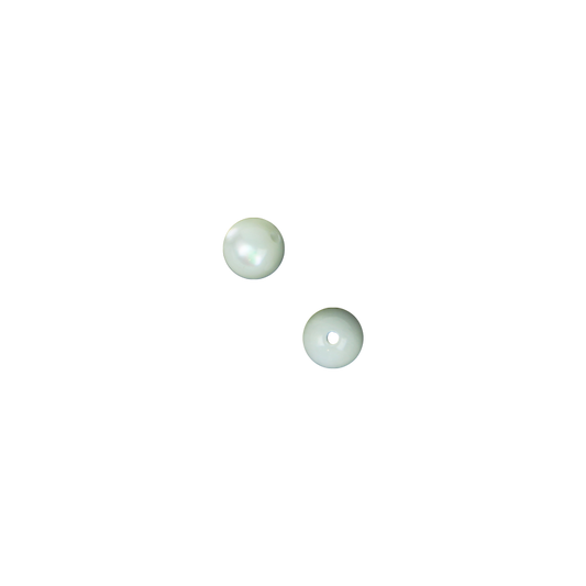 BTR4 - Small - 4mm - 108pcs SHELL BEAD - TROCHUS ROUND - 8MM (52 PCS) - OCEAN SHELL STUDIOS