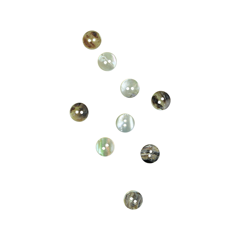 BUA12.5G - 12.5mm [20L] (12pcs) BUTTON AGOYA - OCEAN SHELL STUDIOS