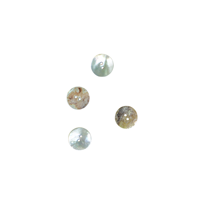 BUA17.5G - 17.5mm [28L] (12pcs) BUTTON AGOYA - OCEAN SHELL STUDIOS