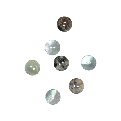 BUA20G - 20mm [32L] (12pcs) BUTTON AGOYA - OCEAN SHELL STUDIOS