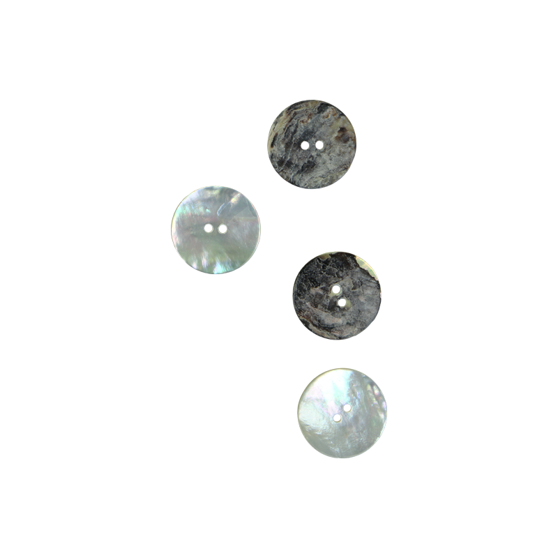 BUA25G - 25mm [40L] (12pcs) BUTTON AGOYA - OCEAN SHELL STUDIOS