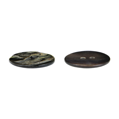 BUB25G_3 - BUTTON BLACK MOTHER OF PEARL - OCEAN SHELL STUDIOS