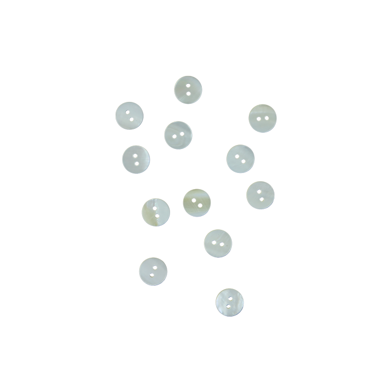 BUFW12.5G - 12.5mm [ 20L] (12 pcs) BUTTON FRESHWATER PEARL - OCEAN SHELL STUDIOS