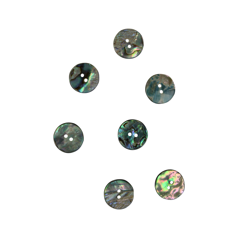 BUP20G_2 - 20mm [32L] (12pcs) BUTTON PAUA - OCEAN SHELL STUDIOS