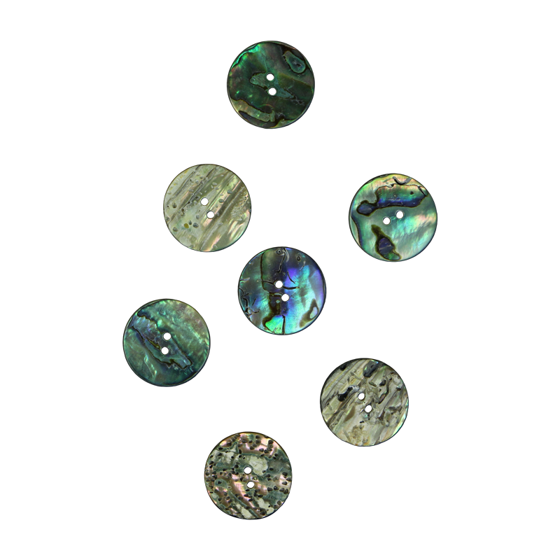 BUP25G - 25mm [40L] (12pcs) BUTTON PAUA - OCEAN SHELL STUDIOS