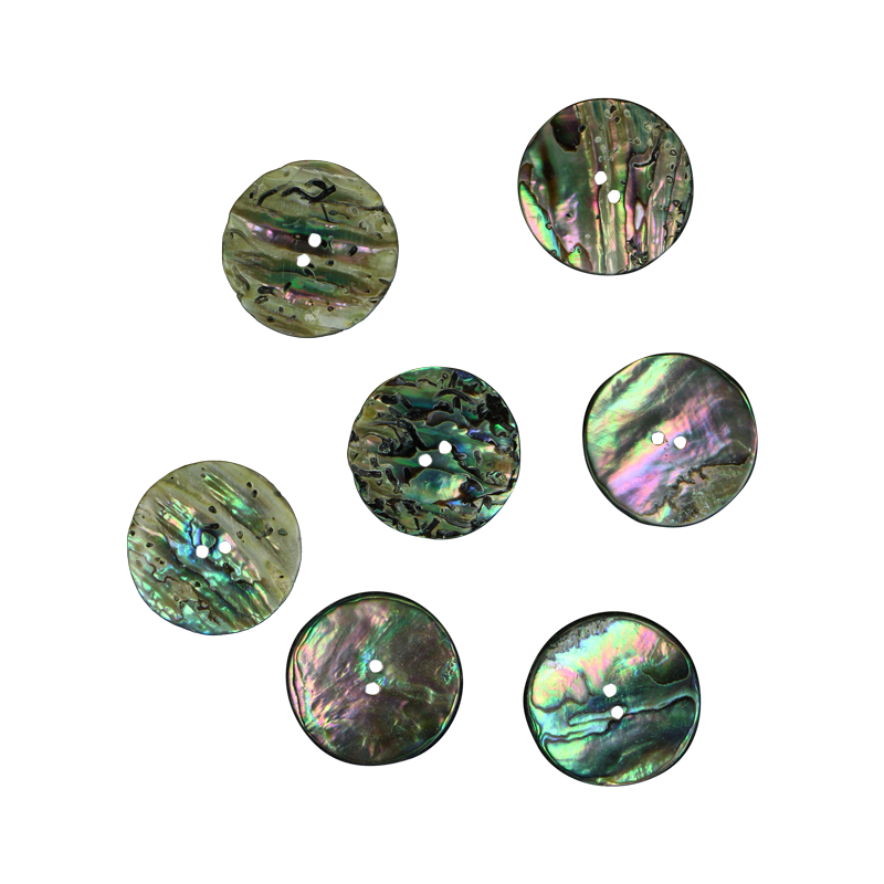 BUP32G - 32mm [50L] (12pcs) BUTTON PAUA - OCEAN SHELL STUDIOS