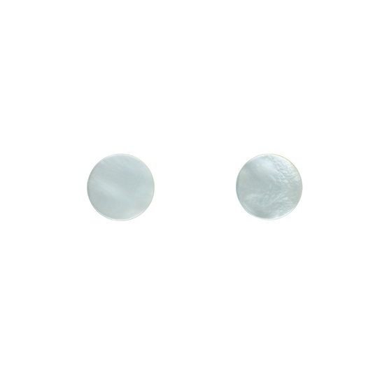 BWCFCT15_2 - WMOP WW - CIRCLE - FLAT, CLEAN BACK, TUMBLED POLISHED - OCEAN SHELL STUDIOS