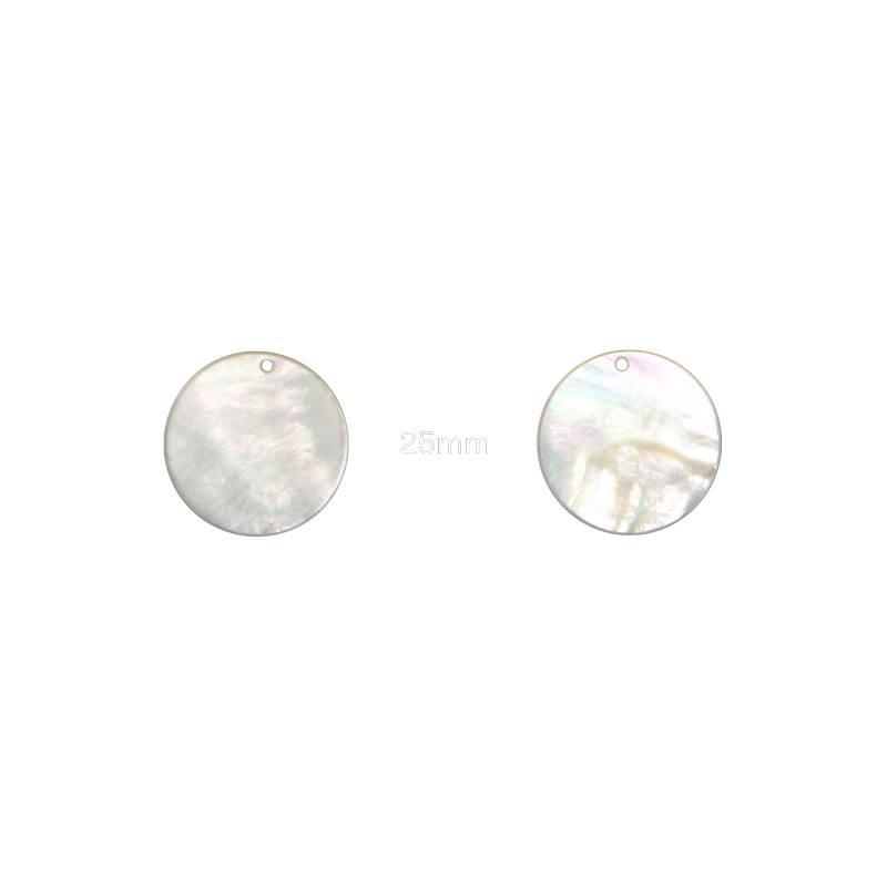 BWYCDCCT25_2 - WMOP WY - CIRCLE DRILLED - NATURAL CURVE, CLEAN BACK, TUMBLED POLISHED - OCEAN SHELL STUDIOS