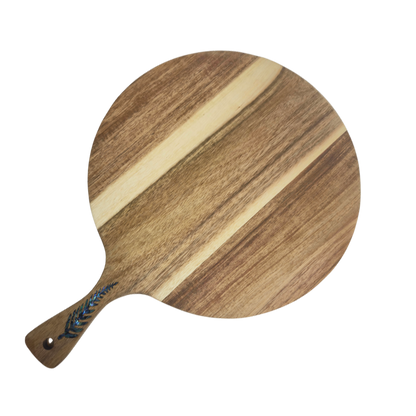 PAUA SERVING PADDLE - ROUND